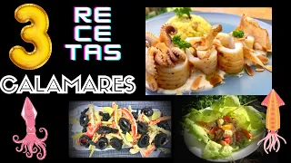 3 Recetas con Calamares para disfrutar Cocinando - GUILLE RODRIGUEZ