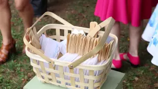 Harp and Violin live at a summer wedding!