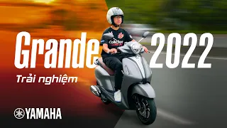 Trải nghiệm Yamaha Grande 2022: ngoại hình hiện đại, máy êm, vẫn là xe ga tiết kiệm xăng nhất