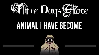 Three Days Grace • Animal I Have Become (CC) 🎤 [Karaoke] [Instrumental Lyrics]