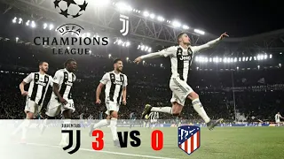 Juventus 3 vs 0 Atletico Madrid - Ronaldo hat-trick comeback - HIGHLIGHT - 2019 HD