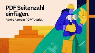 PDF Seitenzahl einfügen mit Adobe Acrobat | Adobe PDF Tutorial