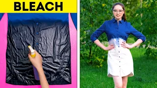 25 Cool Clothing Tricks With Bleach That Will Save Your Money