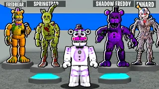 Playing as EVERYONE in Fredbear's Mega Roleplay Roblox