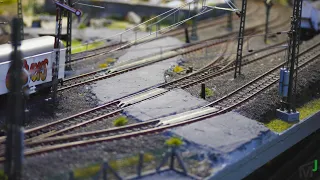 Bahnübergang bauen (Viessmann) - Modelleisenbahn H0