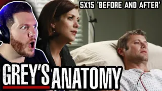 First time watching Grey's Anatomy REACTION 5x15 'BEFORE AND AFTER'