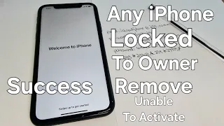 April 2024 Any iPhone Locked to Owner Remove✔️iCloud Unable to Activate Unlock Success✔️