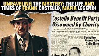 Unraveling the Mystery: The Life and Times of Frank Costello, Mafia Legend!