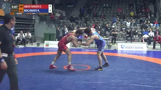 Repechage FS - 86 kg: D. ABOU NADER (LBN) v. A. MAGAMAEV (BUL)