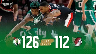 FULL GAME HIGHLIGHTS: Celtics hold off Damian Lillard & Trail Blazers to secure win