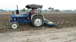 Farmtrac 45 with 13 cultivator good performance🚜