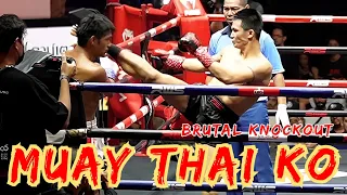 Brutal Muay Thai Highlight Knockout By Sharp Elbow At Rajadamnern Stadium