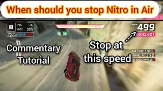 Asphalt 9 - When should you stop Nitro in the Air | Commentary Guide