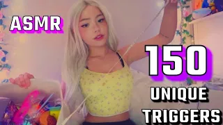 150 UNIQUE ASMR TRIGGERS IN 30 MINUTES 🧸💤  (for 150K subs!!)