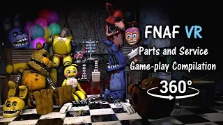 360°| FNAF VR: Help Wanted Parts and Service Compilation Animation [FNAF2] (Fan made)