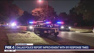 Dallas police report improvement with 911 response time