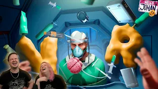 Операция гравитация ( VR Surgeon Simulator ) | РЕАКЦИЯ НА @johan59 |