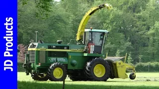 John Deere 6850/Fendt 824/Gras hakselen/Grass silage/Gras häckseln/v/d Hardenberg/Elspeet/2017