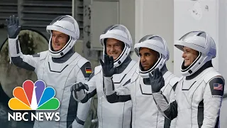 SpaceX launches Crew-3 mission to ISS | NBC News