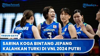 Sarina Koga Bintang Jepang Kalahkan Turki di VNL 2024 Putri, Megawati Lebih Tinggi