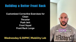 Front Rack - Mobility Lab Class