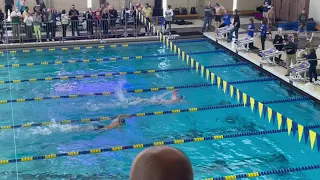 Aaron Shackell 200y free Carmel HS Sectional finals