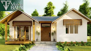 Simple House Design Small Farmhouse Idea | 10.5x11 Meters