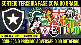 SORTEIO COPA DO BRASIL 2024 - TERCEIRA FASE | AO VIVO E COM IMAGENS