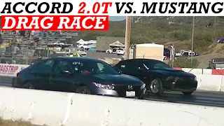 2020 Honda Accord Sport 2.0T vs. 2012 Ford Mustang GT 5.0