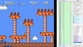 All Night Nippon Super Mario Bros. "Human Theory Any%" TAS in 5:05.464