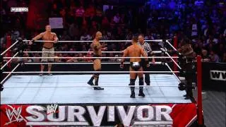 The Rock & John Cena vs The Awesome Truth at Survivor Series 2011