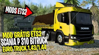 ▶️ SCANIA P310 BITRUCK NOVA GERAÇÃO  EURO TRUCK SIMULATOR 2 1.44 1.43