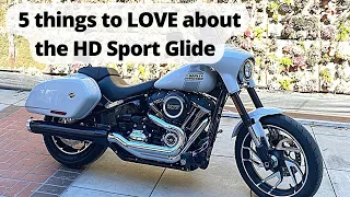 5 things to love about the Sport Glide #FLSB #HarleyDavidson #TheRaccoonKing