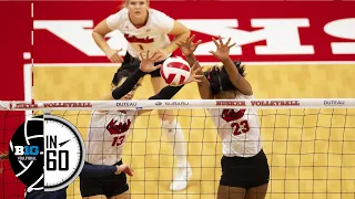 Penn State at Nebraska | Oct. 14, 2022 | B1G Volleyball in 60