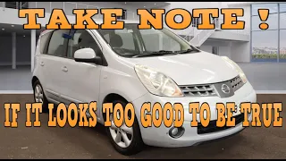 Nissan Note British Car Auctions Flip   - Too Good to be True?