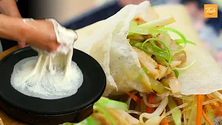 How to Make Spring Rolls Wrappers l Authentic Chinese Food