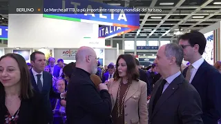 Roto TVRS  Berlino "Le Marche all'ITB: Fiera Internazionale di Berlino"