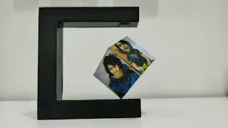 How to Make Magnetic Levitation Photo Frame / Floating  cube