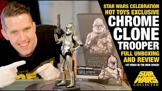 Hot Toys Chrome Clone Trooper Full Unboxing & Review