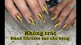 Cách mình fill đánh Chrome |  Nail art designs 2023 | nail tutorial