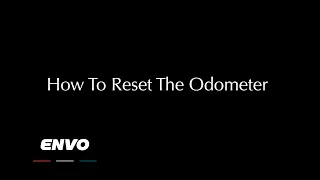 How To Reset The Trip Odometer