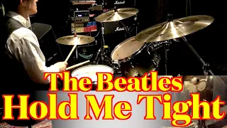 The Beatles - Hold Me Tight (Drums cover from fixed angle)