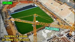 Saindo do forno! Drone mostra os avanços nas obras no Estádio do Pacaembu - São Paulo