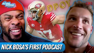 Nick Bosa on 49ers season, winning DPOY, new contract, best NFL families | Richard Sherman Podcast