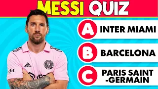 MESSI FOOTBALL QUIZ ⚽️🏆: How Well Do You Know Lionel Messi - Quiz GOAT Messi