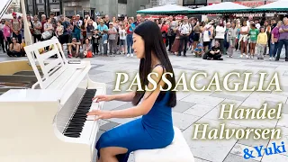 Incredible Street Piano Cover Of Passacaglia By Handel/halvorsen/ "YUKI 🙂"