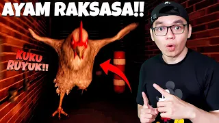 KOCAK!! Dikejar Ayam Raksasa & Ayamnya Bisa Ngomong 🐔😭🐔