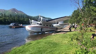 Agulowak River, Alaska on a 1946 Grumman G-21A Goose