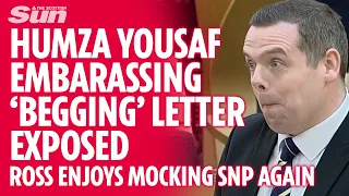 Douglas Ross mocks Humza Yousaf's embarrassing 'begging letter to save his skin'