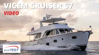 Vicem Yachts Cruiser 67 (2021) - Video by BoatTEST.com